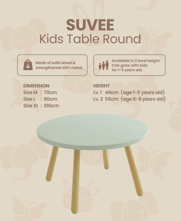 Suvee Kids Table Round - Image 8