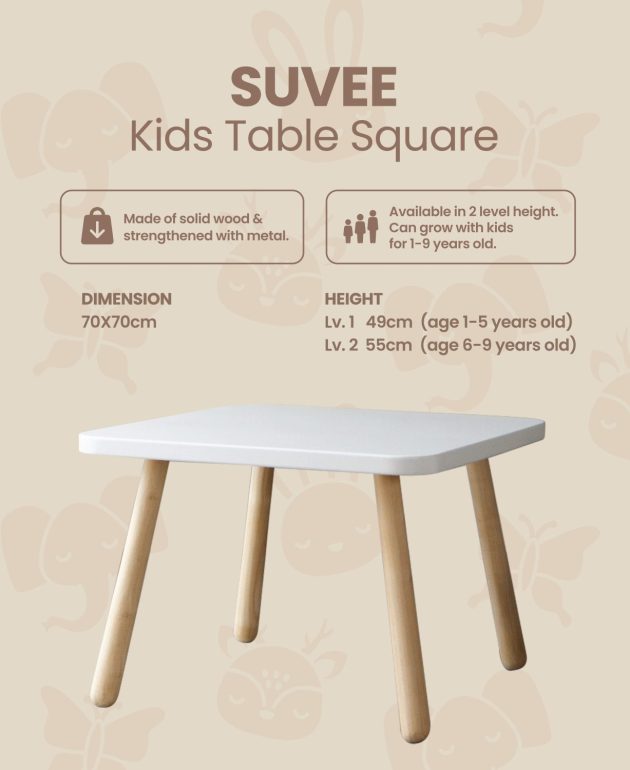 Suvee Kids Table Square - Image 7