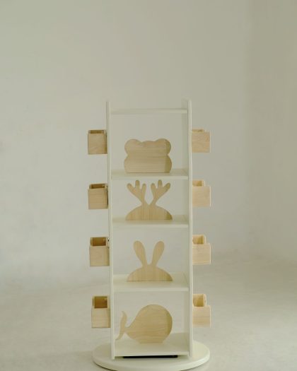 RORY Rotating Bookshelf for Kids Extra Tall