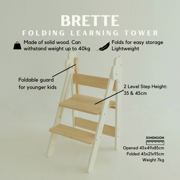 BRETTE Folding Learning Tower - Image 7