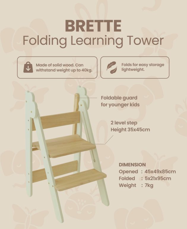 BRETTE Folding Learning Tower - Image 8