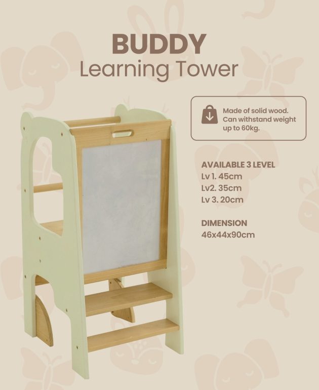 BUDDY Kids Learning Tower with Whiteboard - Image 7