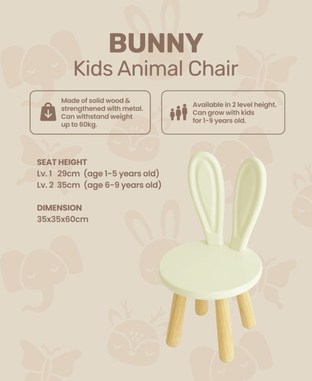 Bunny Kids Animal Chair - Image 10