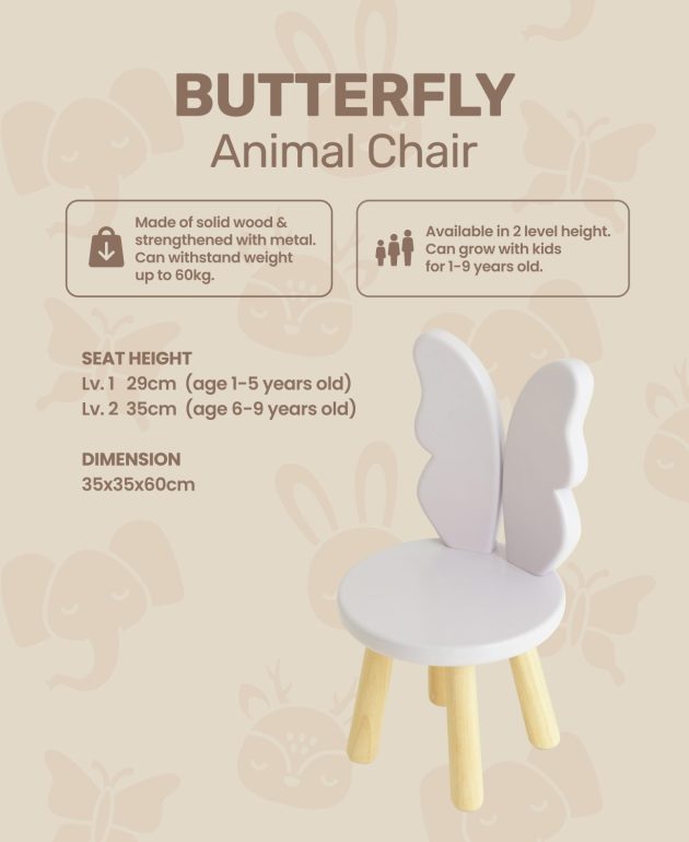 Butterfly Kids Animal Chair - Image 7