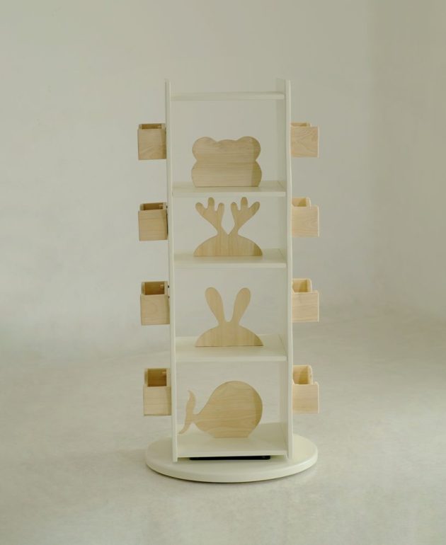 RORY Rotating Bookshelf for Kids (Standard Size)