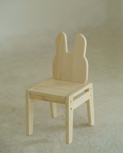 GROO Grow-With-Me Chair - Natural, Bunny